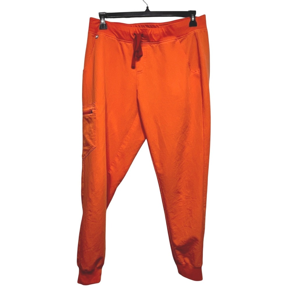 Figs Technical Collection Zamora Jogger Scrub Pants Dark Orange Large